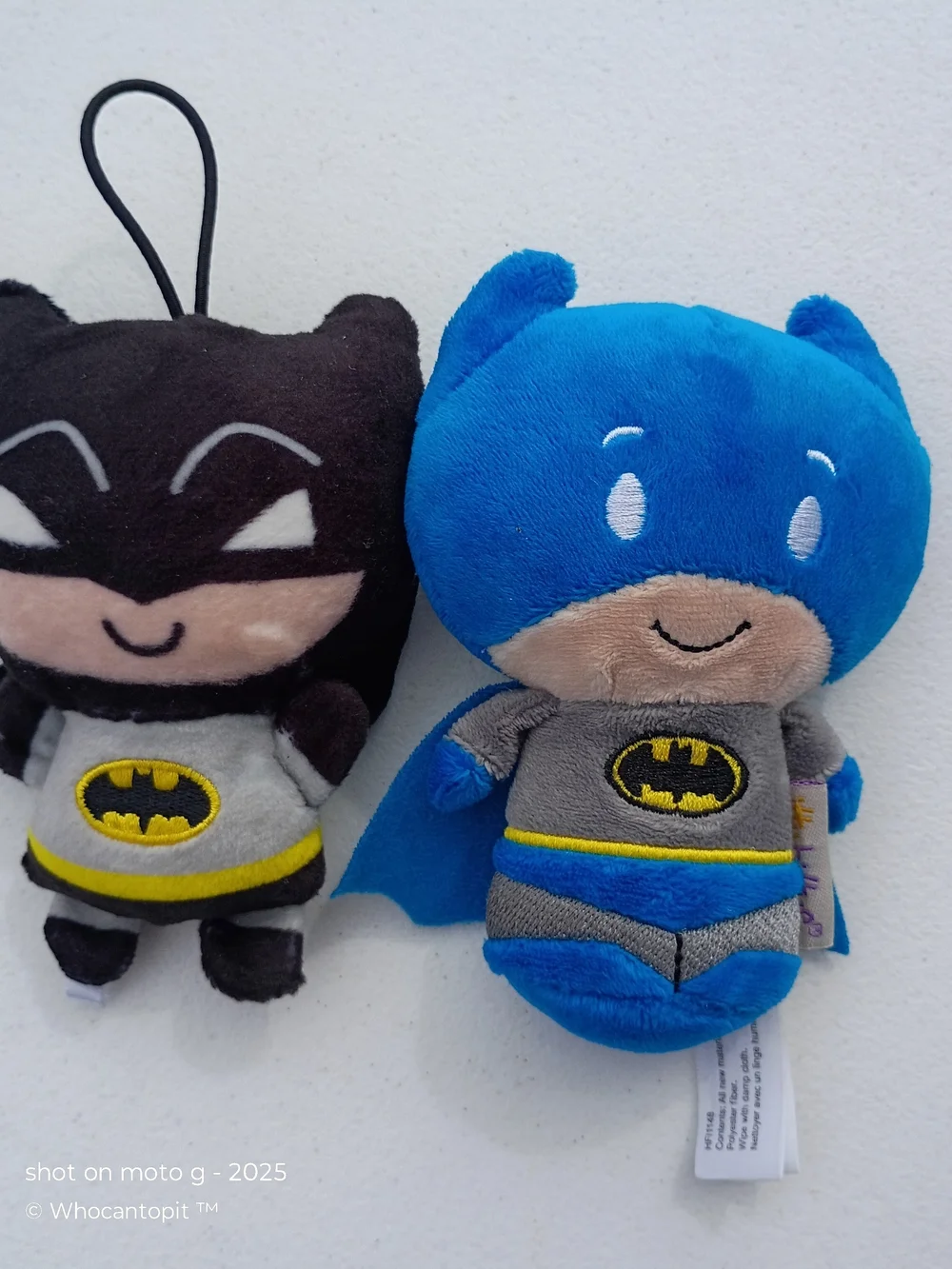 Batman Hallmark Itty Bittys — Blue, Black, Gray, Yellow Lot Of 2